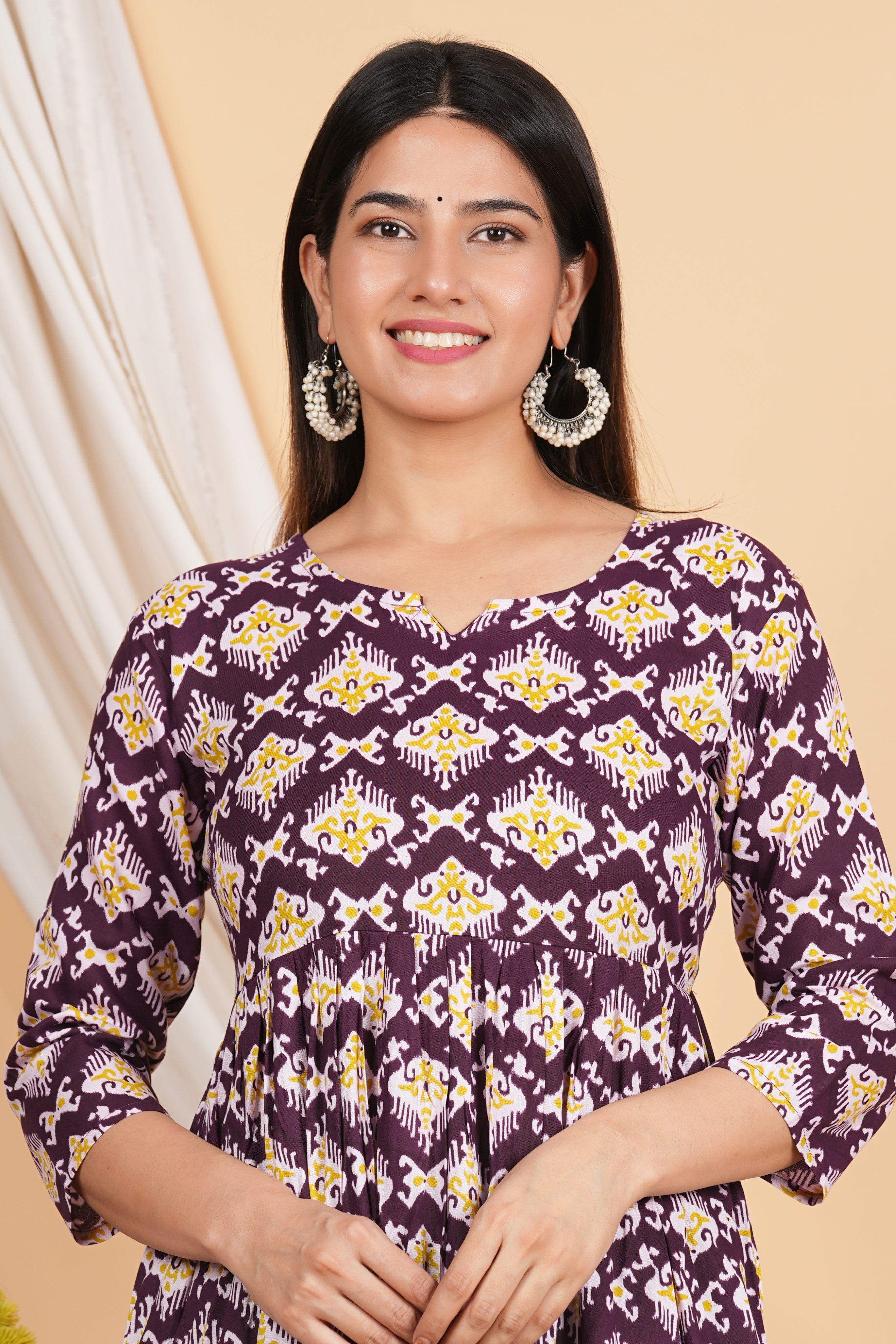 House of RP Women Blue& Multi Rayon Digital Print Kurta & Pant Set | Grocsy