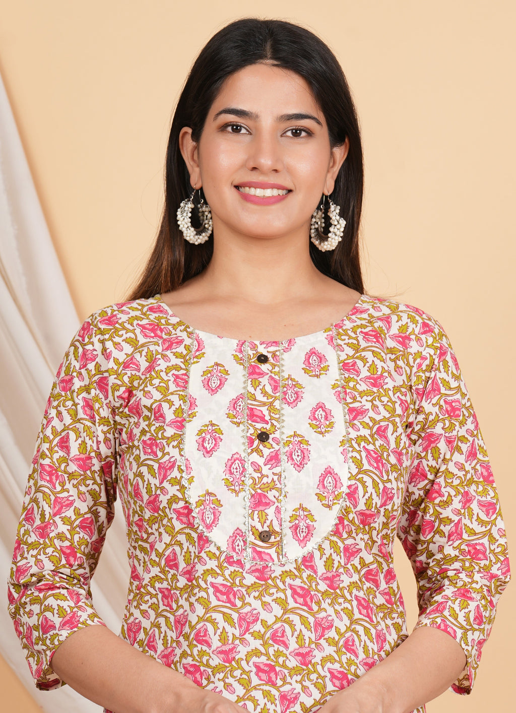 House of RP Women Rayon Floral Print Kurta & Pant Set | Grocsy