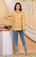 House of RP Women Multicolor Cotton Shirt Tunic | Grocsy