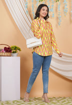 House of RP Women Multicolor Cotton Shirt Tunic | Grocsy
