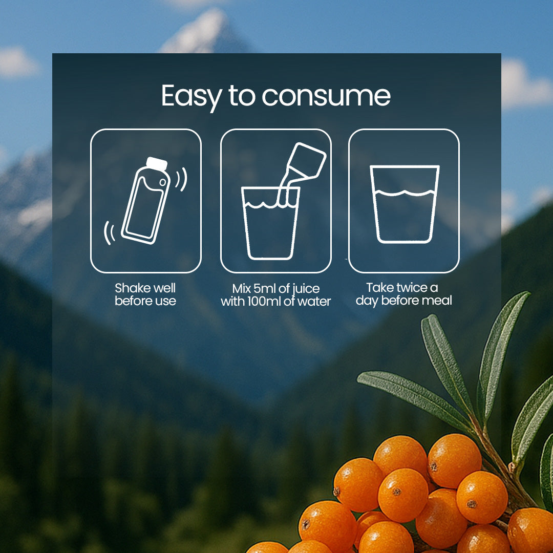 Krishna'S Herbal & Ayurveda Sea Buckthorn Juice | Grocsy