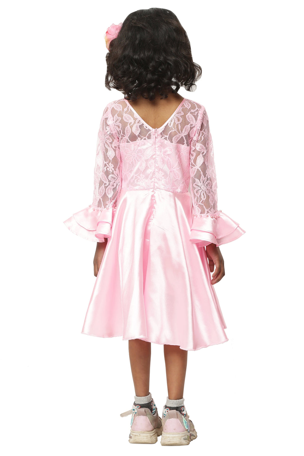 Asmaani Kids Party Wear Stylish Dresses, Perfect for Parties, Functions & Vacations - Pink | Grocsy