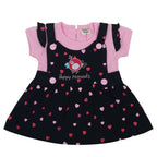 NammaBaby Baby Girl's A-Line Mini Frock Dress - Pink 117 | Grocsy