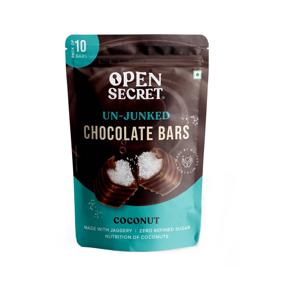 Open Secret Un-Junked Coconut Chocolate Bars | Grocsy