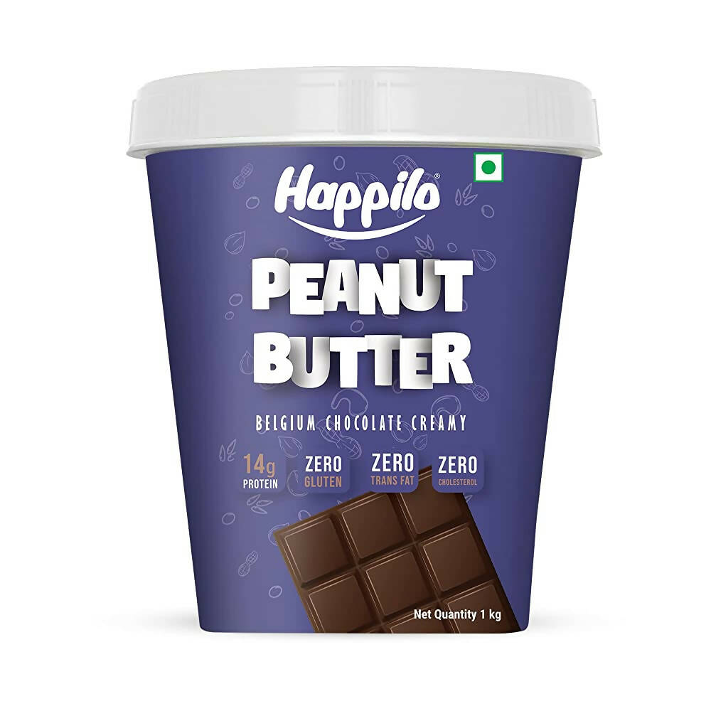 Happilo Belgium Chocolate Peanut Butter Creamy | Grocsy