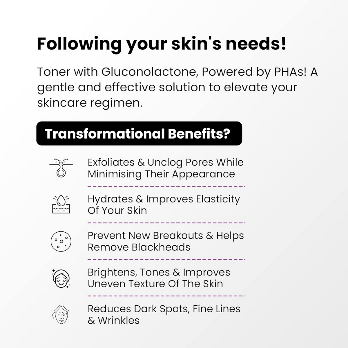 The True Therapy Pha Toner Gluconolactone 10%,Hyaluronic Acid&17 Amino Acid Complex Hydrating Toner | Grocsy