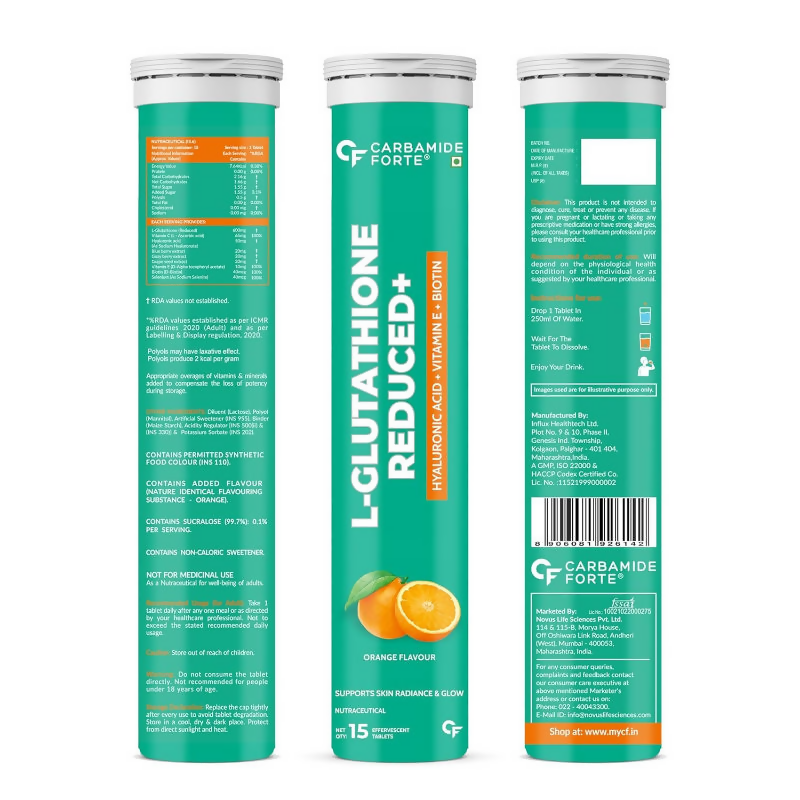 Carbamide Forte L-Glutathione Reduced+ Effervescent Tablets | Grocsy