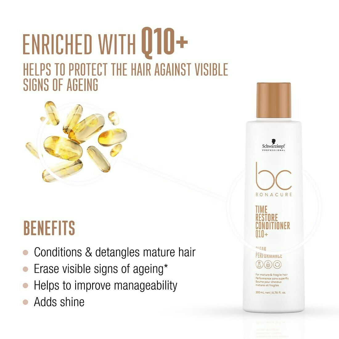 Schwarzkopf Professional Bonacure Q10 Time Restore Combo | Grocsy