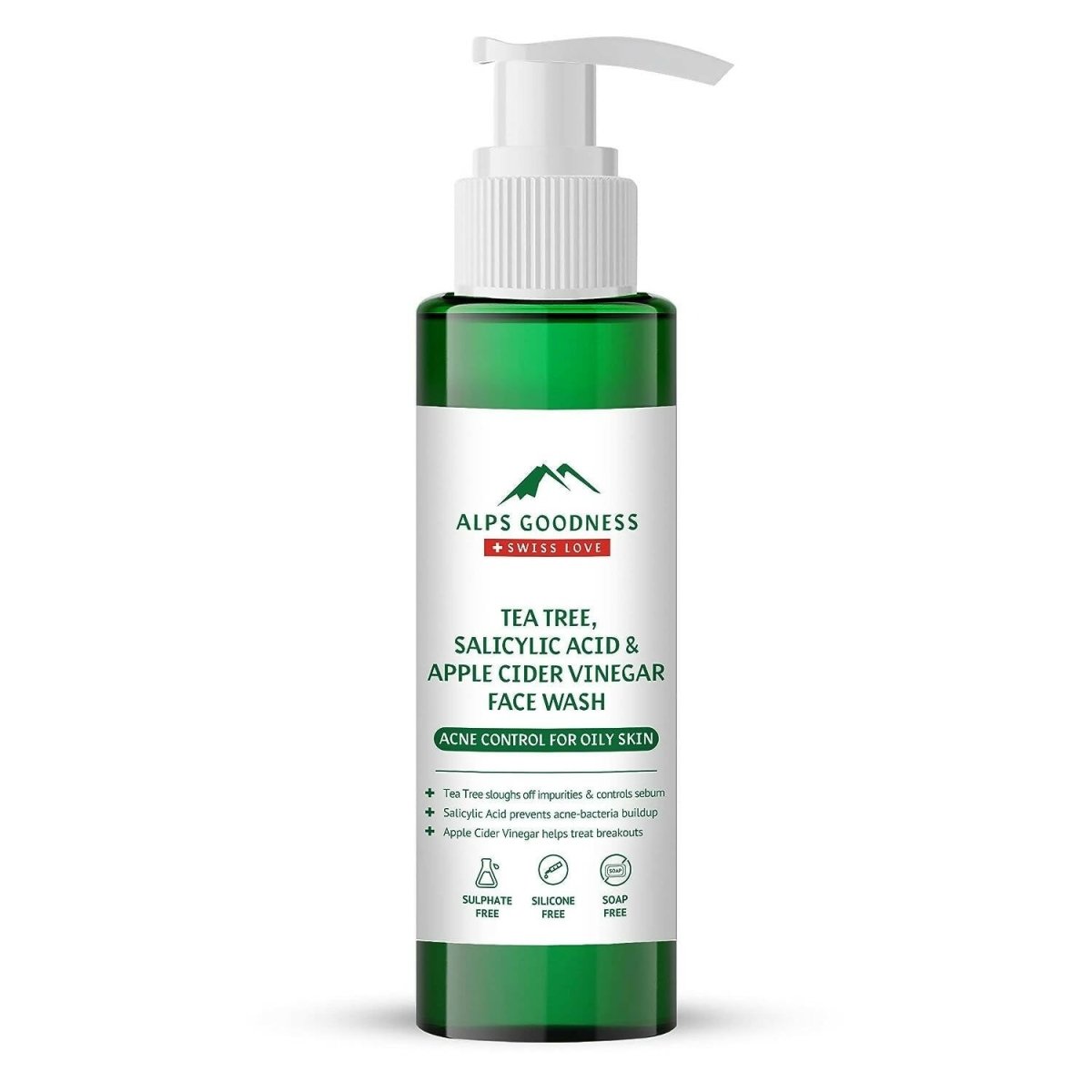 Alps Goodness Tea Tree, Salicylic Acid & Apple Cider Vinegar Face wash | Grocsy