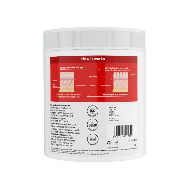 Nudge Collagen Peptide Mixed Fruit Flavour Protein Powder | Grocsy