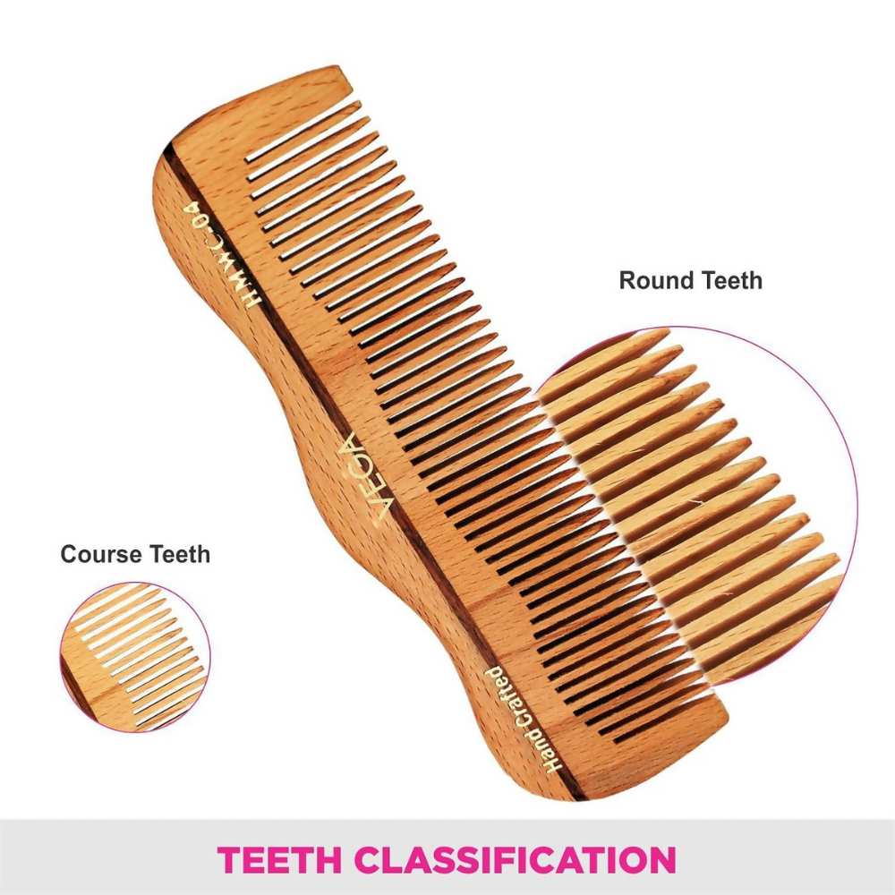 Vega Grooming Wooden Hair Comb - Handmade | Grocsy