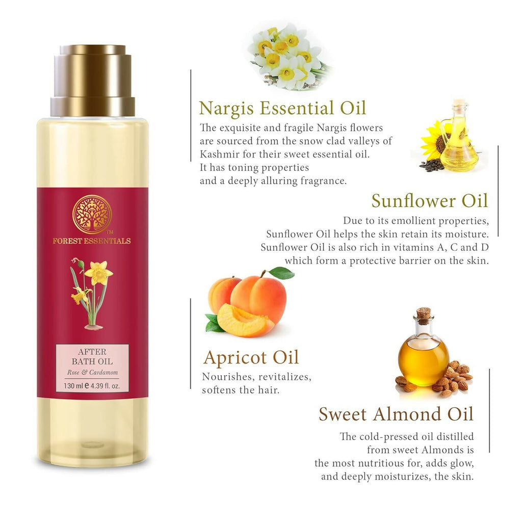 Forest Essentials After Bath Oil Nargis | Grocsy