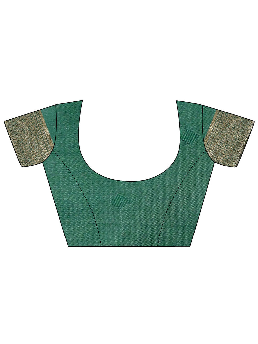 Shree Shyam Fashion Aura Silk Cream Green Banarasi Silk Saree | Grocsy