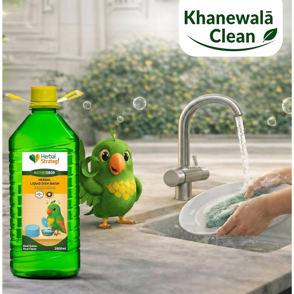 Herbal Strategi Natural Dishwash Liquid | Grocsy