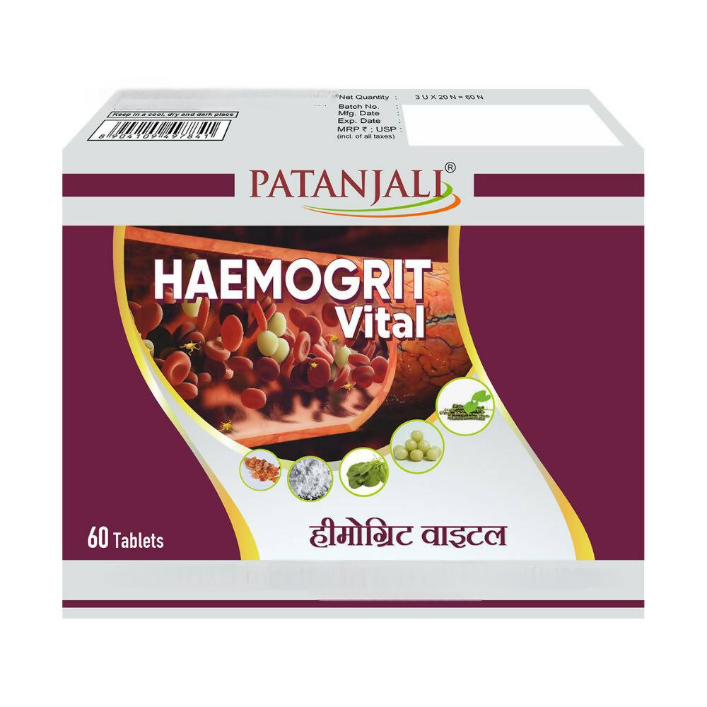 Patanjali Divya Haemogrit Vital Tablets | Grocsy