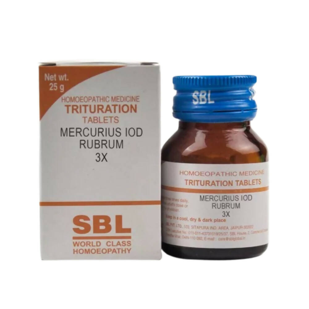 SBL Homeopathy Mercurius Iod Rubrum Trituration Tablets | Grocsy