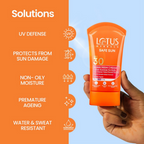 Lotus Herbals Safe Sun Sunscreen Cream SPF 30 PA+++ | Grocsy
