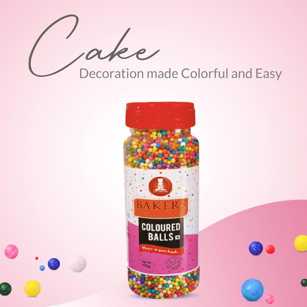 BAKERS Sprinklers Coloured Balls | Grocsy