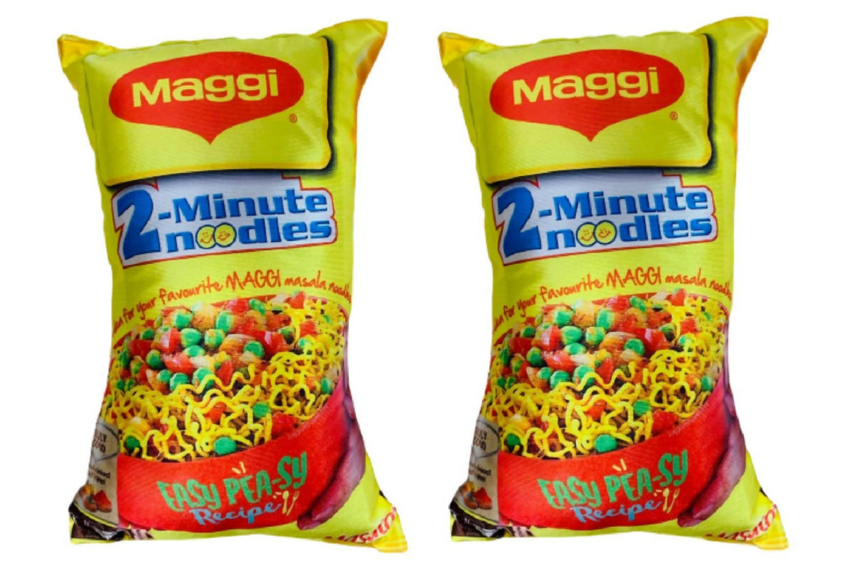 Unique Fashion Pack of 2 Microfibre Filled Reversible Cushion For Kids - 2 Maggie | Grocsy