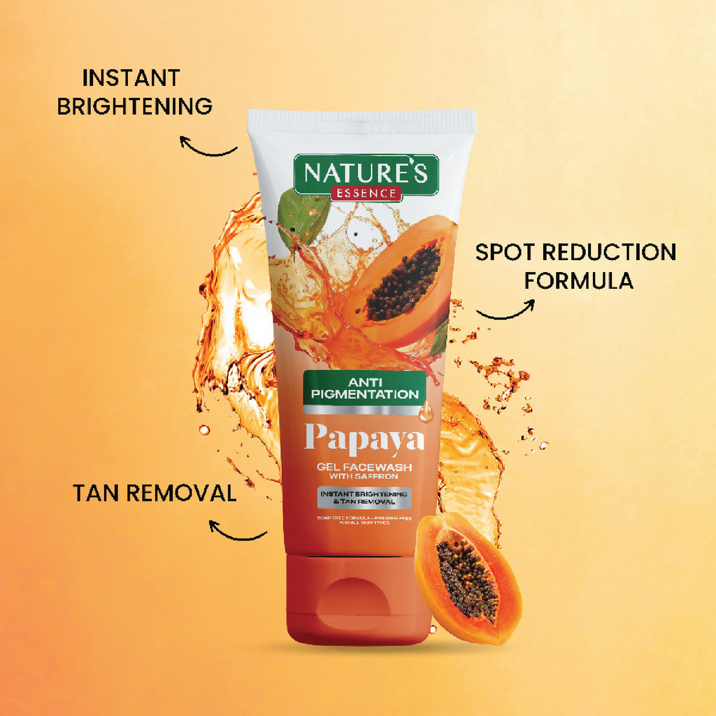 Nature's Essence Anti-Pigmentation Papaya Gel Face Wash | Grocsy