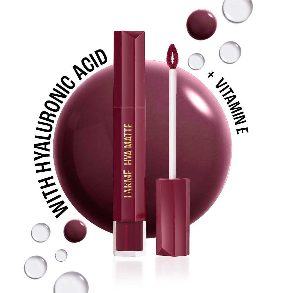 Lakme 9to5 Hya Matte Liquid Lipstick + Hyaluronic Acid - Meetup Mauve | Grocsy