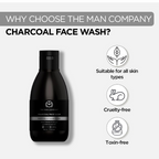 The Man Company Activated Charcoal Face Wash For Men | Grocsy