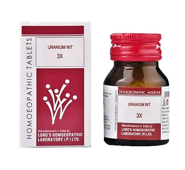 Lord's Homeopathy Uranium Nit Trituration Tablet | Grocsy