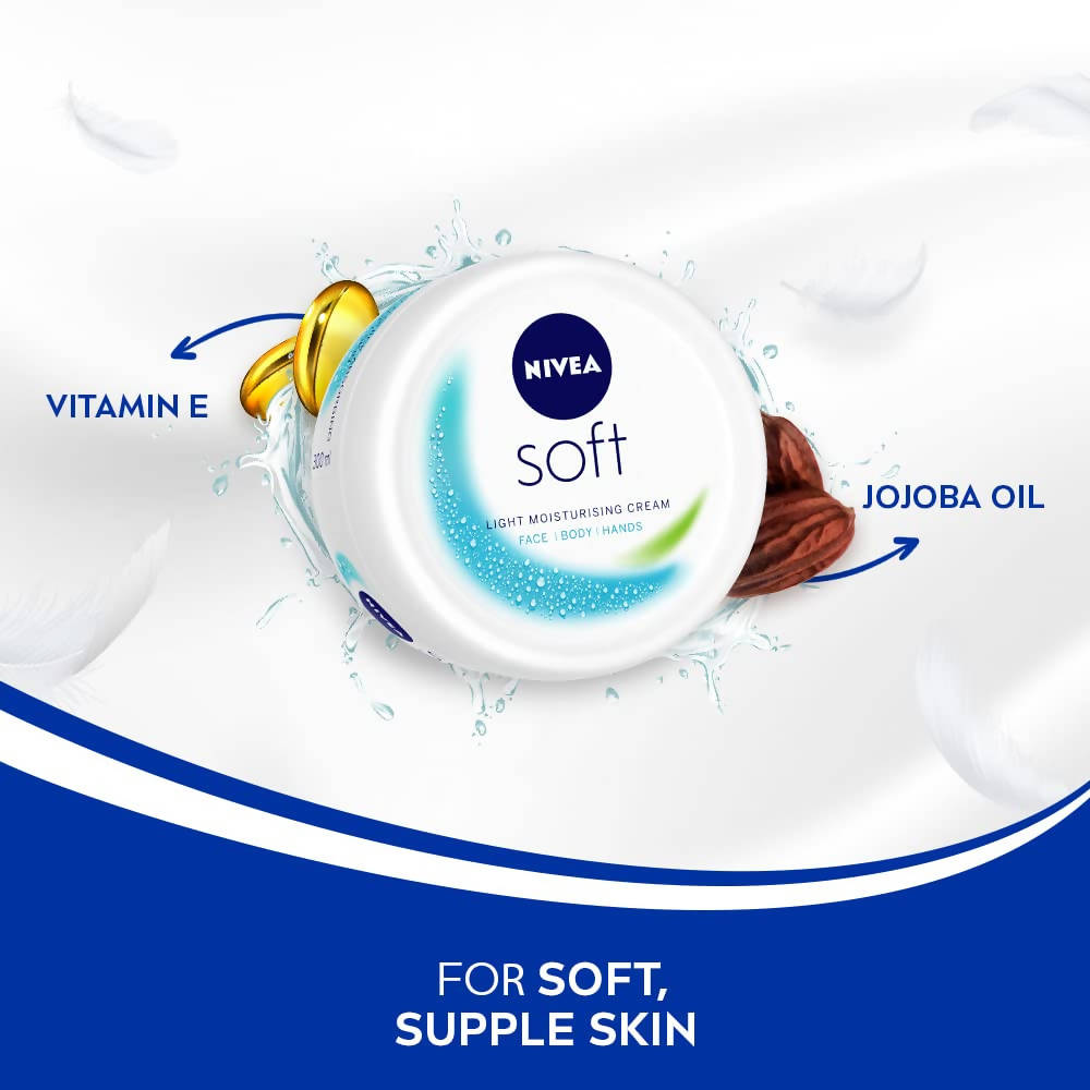 Nivea Soft Light Moisturizer Cream | Grocsy
