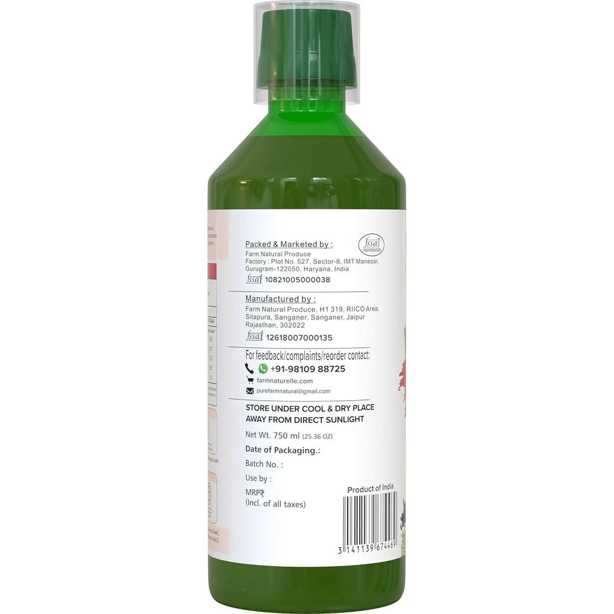 Farm Naturelle Magical Man Juice Supports Men's Health | Grocsy