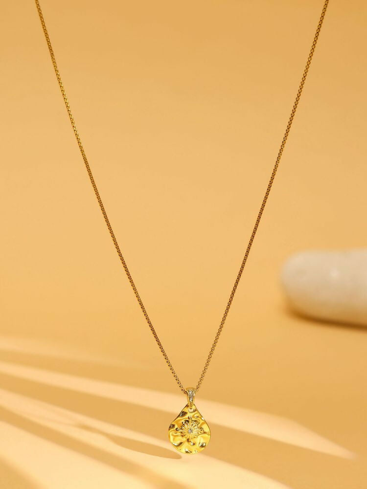 Gold Plated Necklace - Ruby Raang | Grocsy