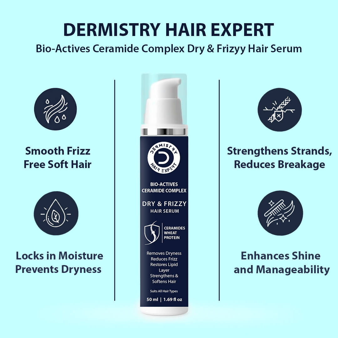 Dermistry Ceramides Hyaluronic Acid Protein Shampoo Mask & Serum | Grocsy