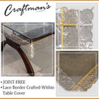 OrientalWeavers Decojewels Waterproof Reversible 6 Seater Dining Table Cover | Grocsy