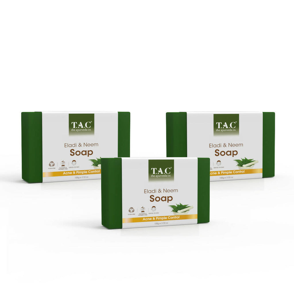 TAC - The Ayurveda Co. Eladi & Neem Soap | Grocsy