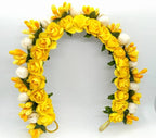 Yellow Flower Gajra | Grocsy