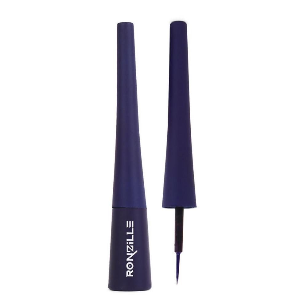 Ronzille Smudgeproof And Waterproof Liquid Matte Eyeliner - Blue | Grocsy