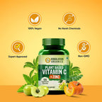 Himalayan Organics Plant Based Vitamin C + Zinc Double Immune Support Vegetarian Capsules | Grocsy