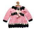 ChutPut Hand knitted Nora Wool Dress For Baby Girls - Pink | Grocsy