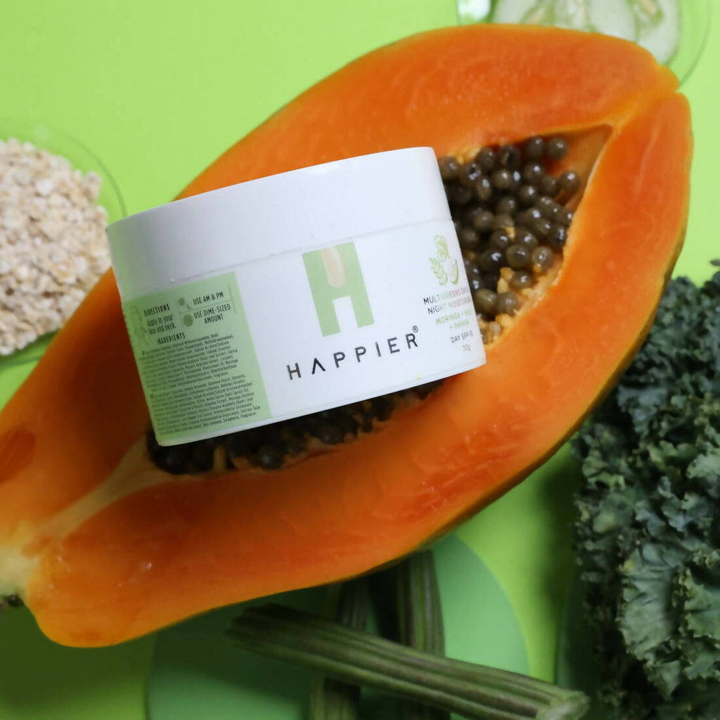 Happier Multigreens Day & Night Moisturiser | Grocsy