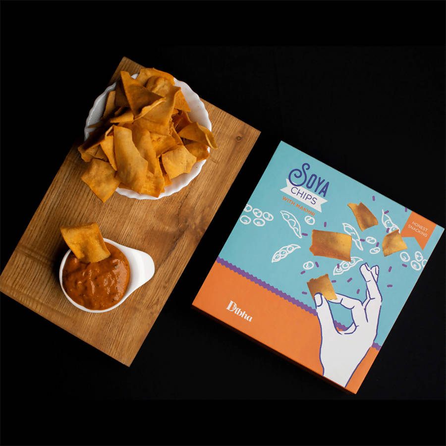 Dibha Soya Chips with Makhni Dip | Grocsy