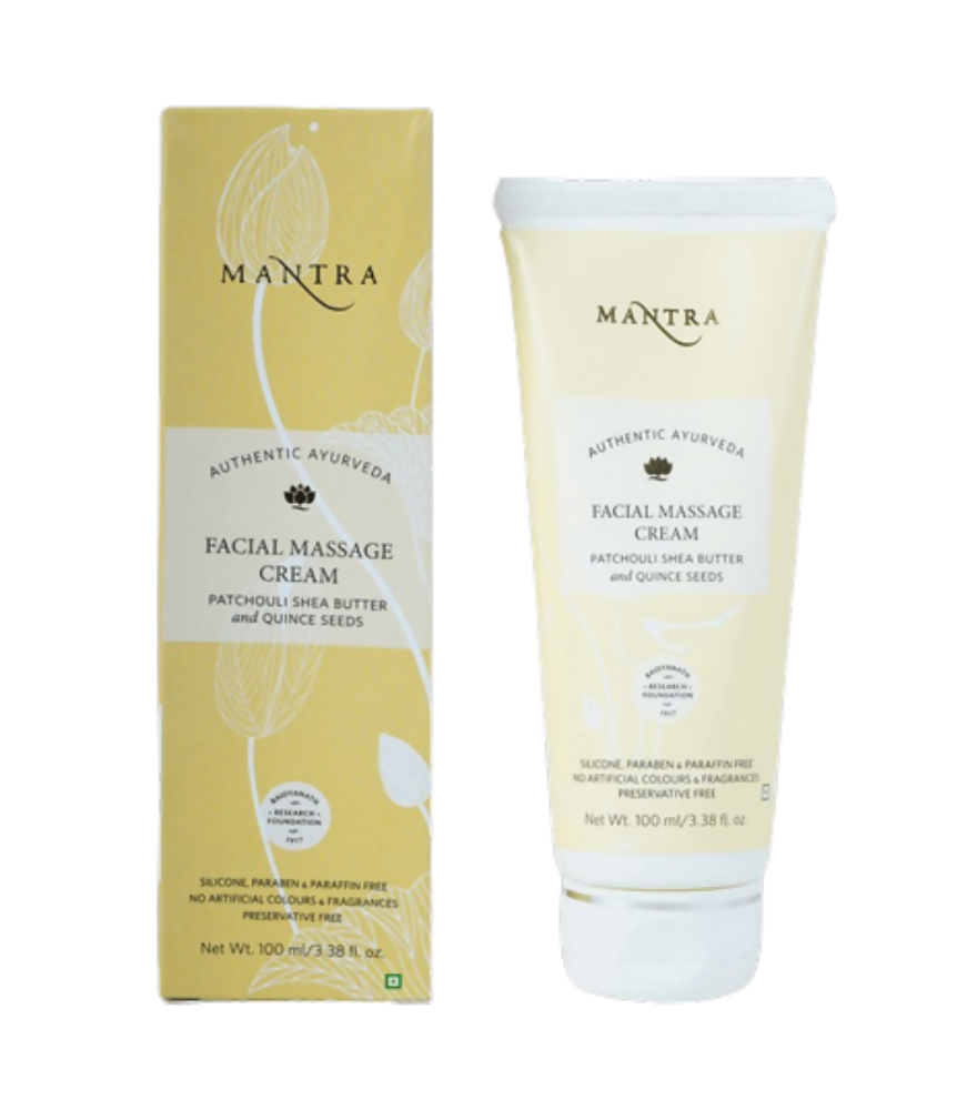 Mantra Herbal Facial Massage Cream Patchouli Shea Butter and Quince Seeds | Grocsy