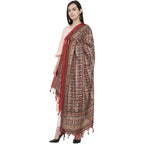 A R Silk Tussar Multi Print Fancy Dupatta Color Multi Color Dupatta or Chunni | Grocsy