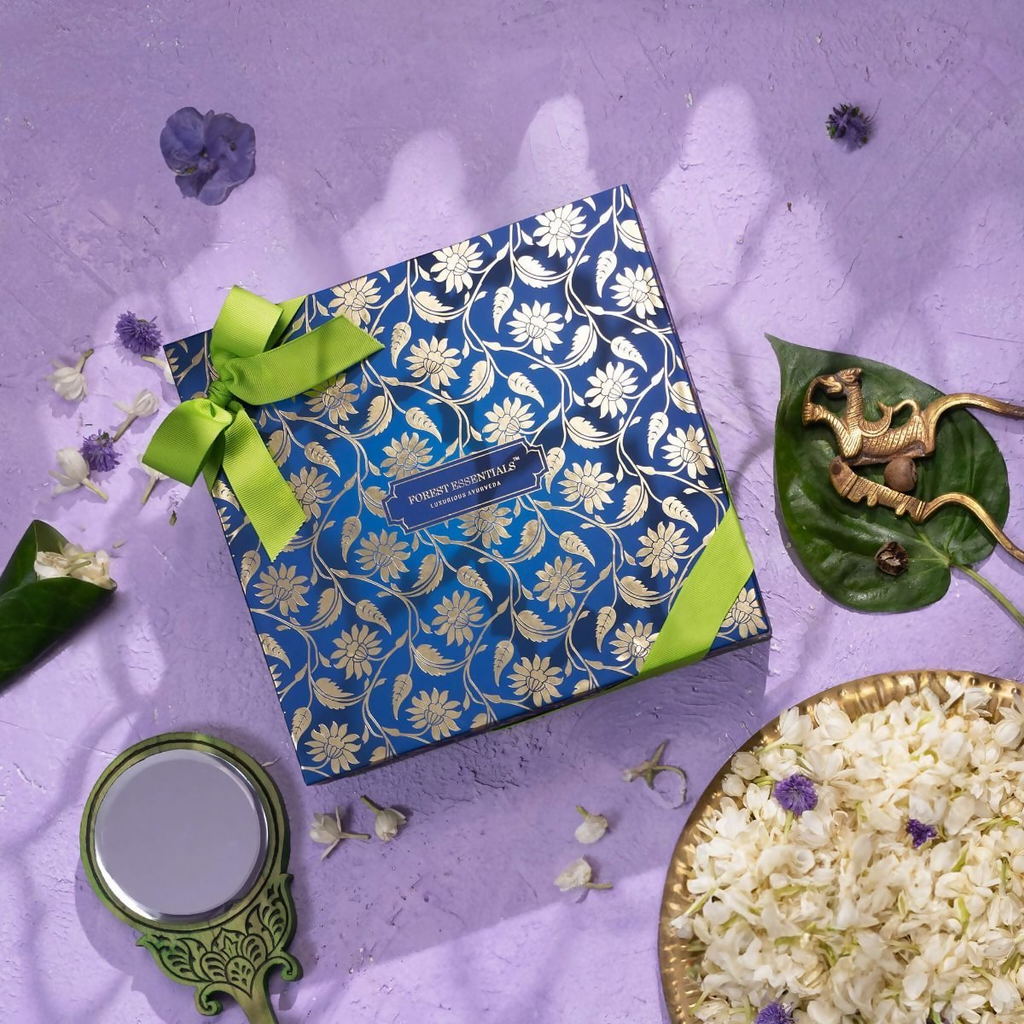 Forest Essentials Brilliance Facial Bestsellers Gift Box | Grocsy
