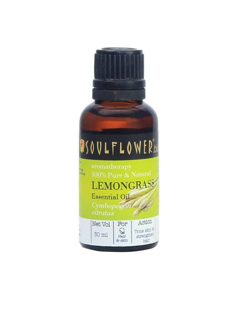 Soulflower Lemongrass Essential Oil | Grocsy
