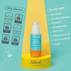 Natural Vibes Vitamin C Sunscreen SPF 50 + - UVA/UVB rays, Blue Light & Pollution Protection | Grocsy
