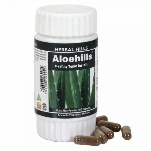 Herbal Hills Ayurveda Aloehills Capsules | Grocsy