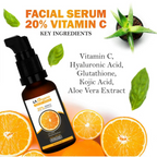 LA Organo Vitamin C Face Serum Anti-Aging Formula For Face Glowing | Grocsy