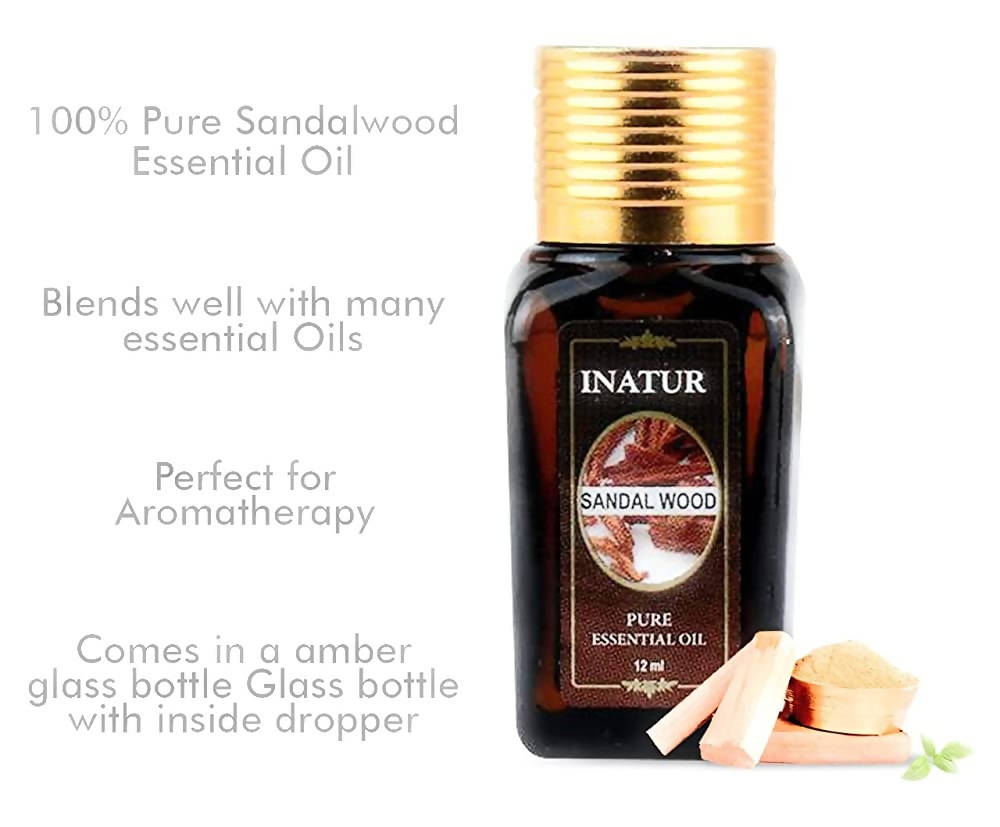 Inatur Sandalwood Pure Essential Oil | Grocsy