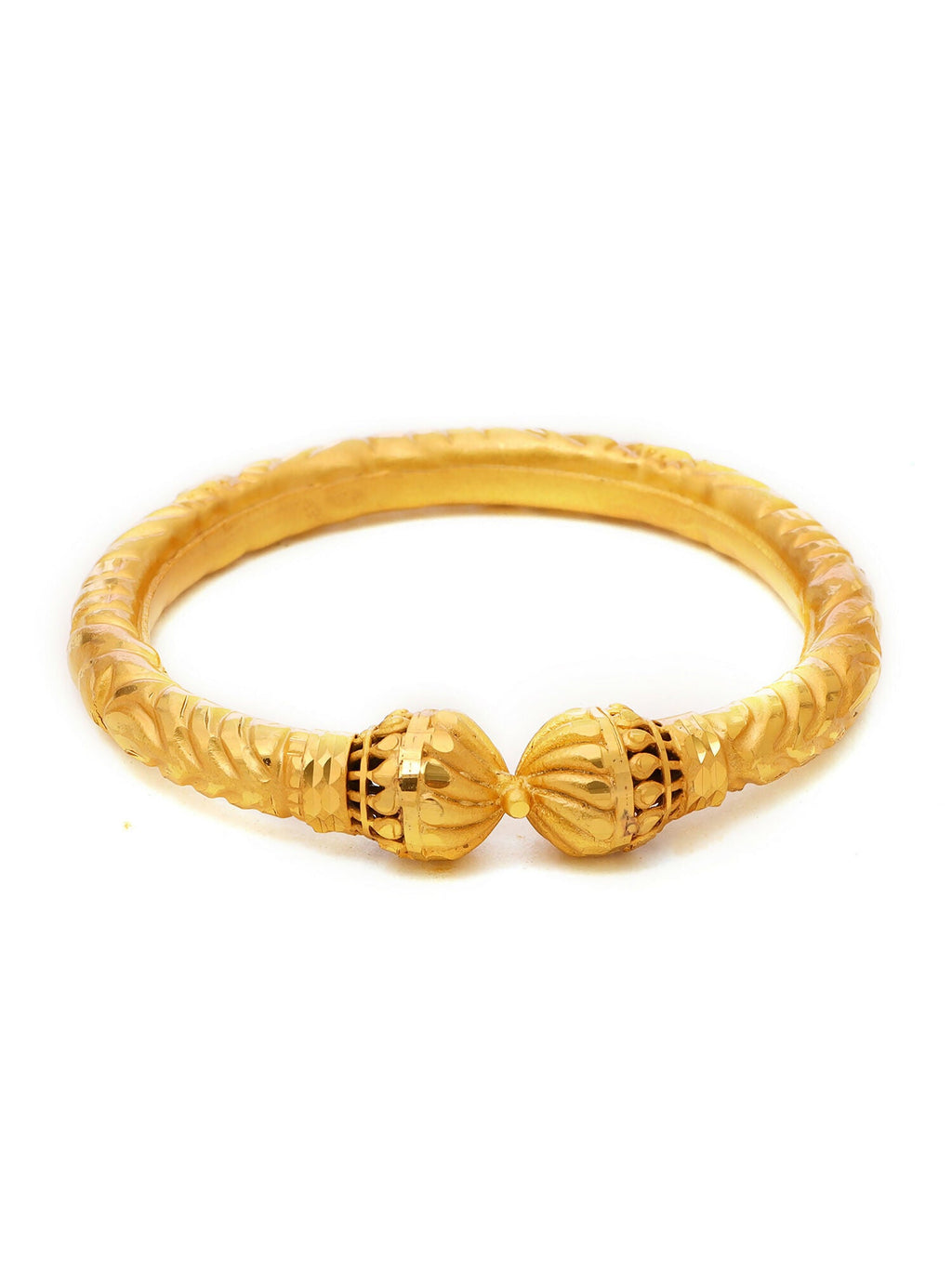 Ruby Raang Golden Bangle | Grocsy