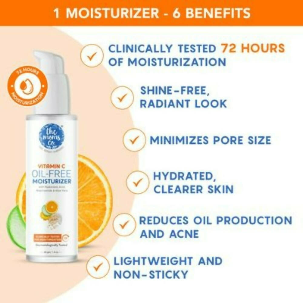 The Moms Co Natural Vitamin C Oil-Free Moisturizer | Grocsy