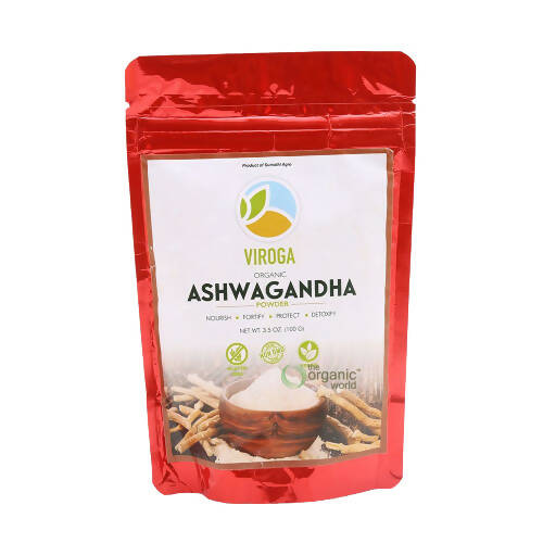 Viroga Organic Ashwagandha Powder | Grocsy